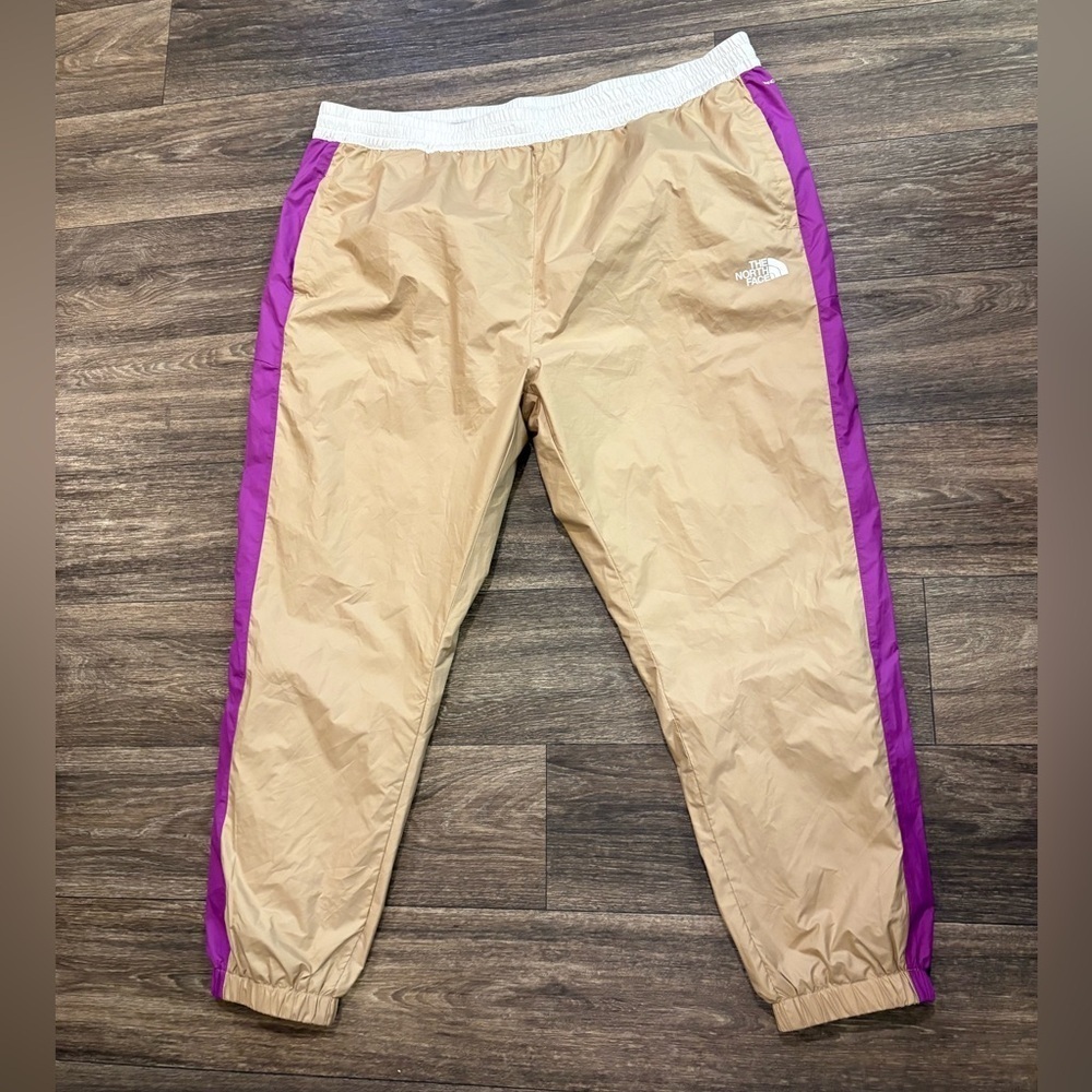 The North Face Hydrenaline Pants Windwall Womens XXL Khaki Purple